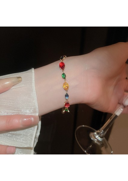 Yeni Geometrik Iyi Şans Bileziği Narin Vintage Bilezik Kutsama El Takıları (Yurt Dışından)