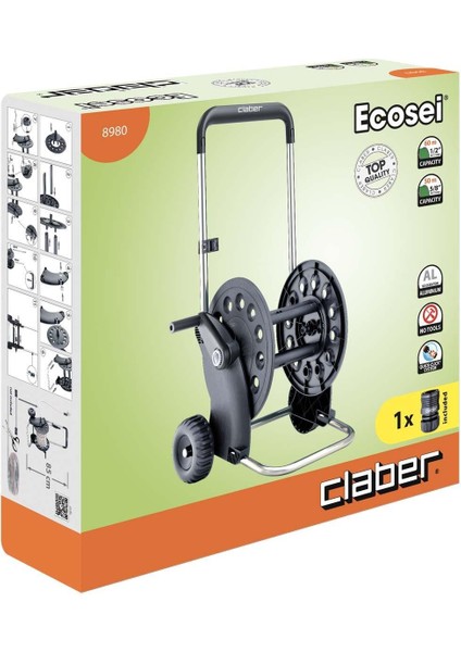 8980 Ecosei 1/2" 60 mt Hortum Makarası