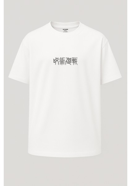 Oversize Suguru Geto Jujutsu Kaisen Baskılı Unisex Tişört fiyatları