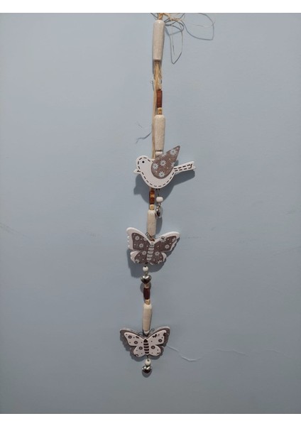 Yaklaşık 60CM El Yapım Bambu Sarkaç Duvar Süs Ev Balkon Dekorasyon 1 Adet