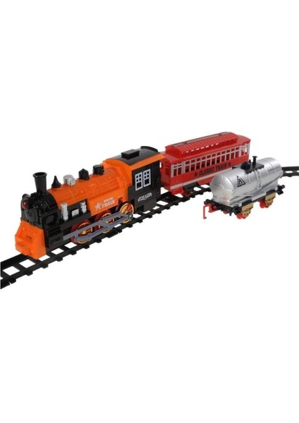 Dream Train Sesli Pilli Duman Atan Tren Seti 23 Parça
