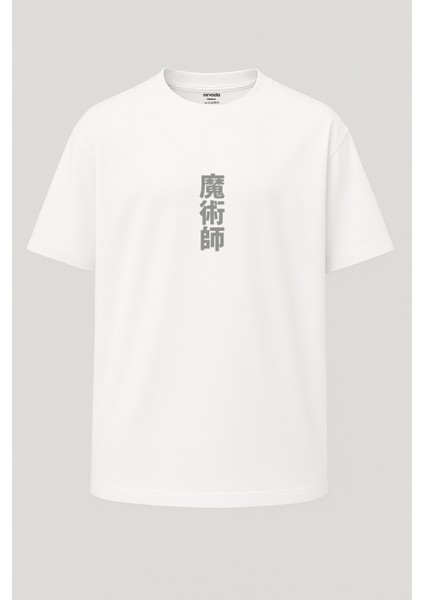 Oversize Kento Nanami Jujutsu Kaisen Baskılı Unisex Tişört fiyatları