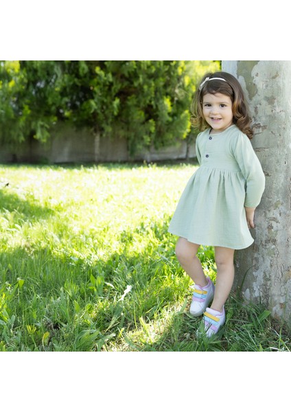 Müslin Yazlık Bebek Elbisesi