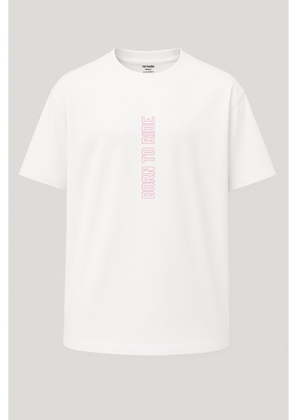 Oversize Born To Ride New York 33 Spor Araba Baskılı Unisex Tişört