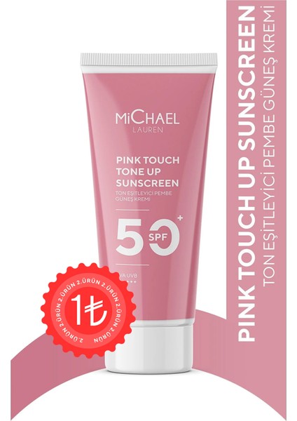 Pink Touch Spf 50+ Pembe Yüz Güneş Kremi Pa++++ 50 ml