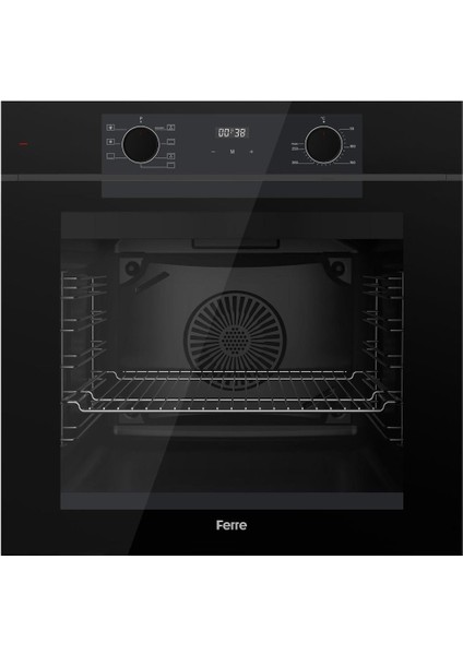 Steamart-Fryart-Sılentart Serisi Siyah Set (SC405-WFA + QEP63CS +D080-SA ) - Döküm Izgara / 65 cm Ocak