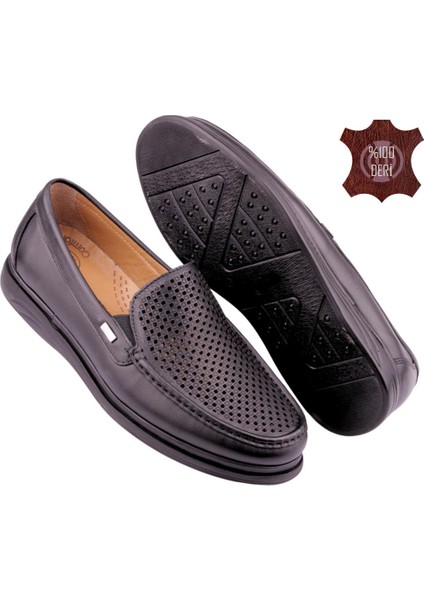 Hakiki Deri Ortopedik Hafif Yumuşak Delikli Erkek Ayakkabı modelleri