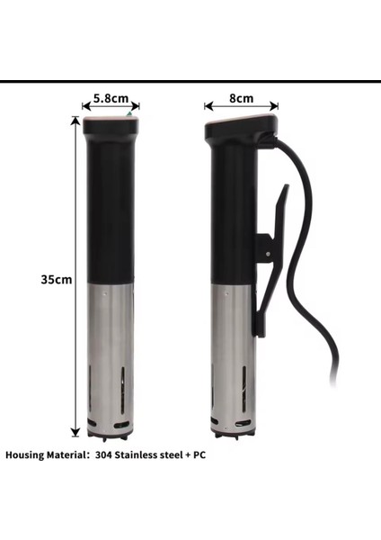 Sous Vide MZJ-01 Wifi Ocak Daldırma Sirkülatör, Sıcaklık Süresi ve Dokunmatik Kontrol, Çok Amaçlı Pişirici modelleri