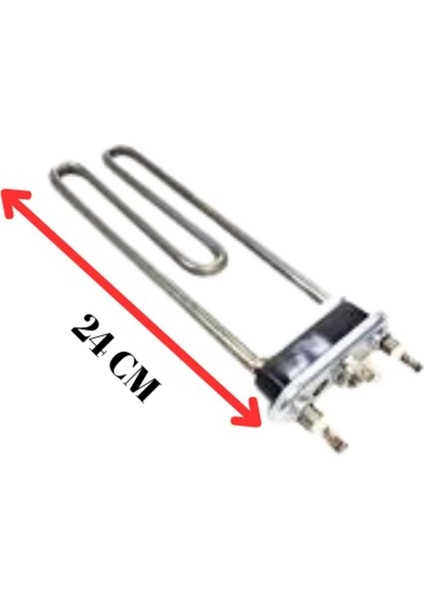 Çamaşır Makinesi Isıtıcı Rezistansı 240/155 mm Sensör Delikli 2000 W
