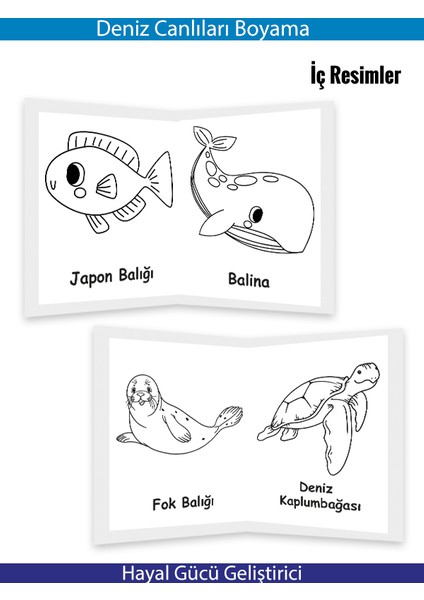 Çanta Boyama / Deniz Canlıları - Feyyaz Ulaş modelleri