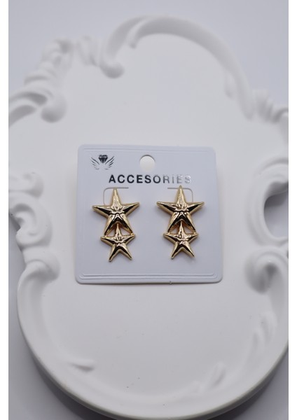 Kadın Küpe Yıldız Sallantı 3cm Küpe fiyatları