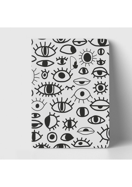 Göz Desenli Defter Çizgili