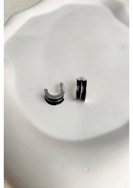 Kadın Küpe Ikili Şerit Küçük Renk Detay Küpe fiyatları