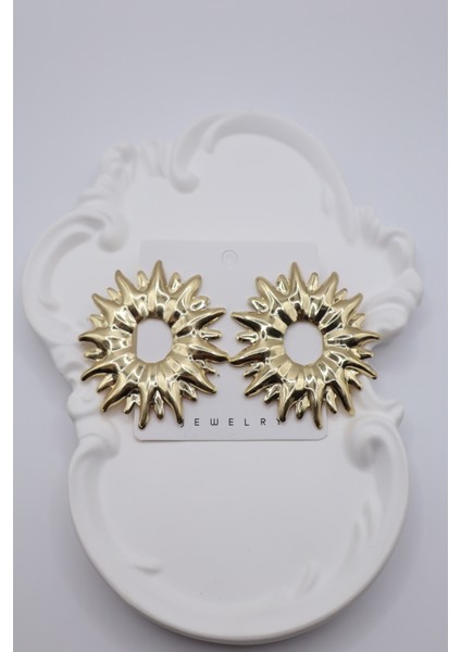 Kadın Küpe Ithal Zirkon Marka Güneş Kararmaz Küpe