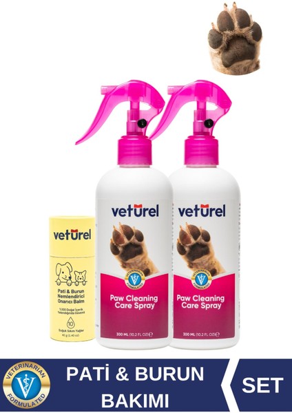Kedi Köpek Pati Koku Kir Giderici Önleyici Sprey Pati Balm %100 Doğal Nemlendirici Stick