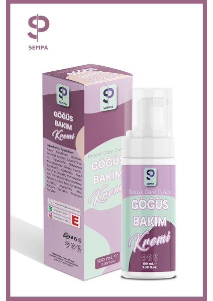 Göğüs ve Kalça D.ikleştirici & Dolgunlaştırıcı , B.üyütücü, S.ıkılaştırıcı Göğüs Bakım Kremi 100ML