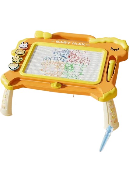 Çizim Tahtası Manyetik Çizim Tahtası Masa Renkli Yazı Tahtası Manyetik Doodle Tahtası Silinebilir Ev Kullanımı (Yurt Dışından)