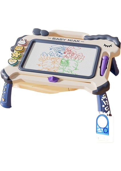 Çizim Tahtası Manyetik Çizim Tahtası Masa Renkli Yazı Tahtası Manyetik Doodle Tahtası Silinebilir Ev Kullanımı (Yurt Dışından)