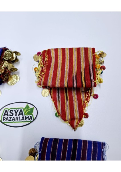 5'li Karışık Nazar Boncuklu, Liralı Keşan, Fular, Şal, Atkı, Saç Bandı, Bandana