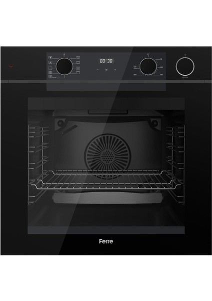 Steamart-Fryart Serisi Siyah Set (CS205-FA + QEP64CS +D063 ) - Emaye Izgara / Kademeli Musluk