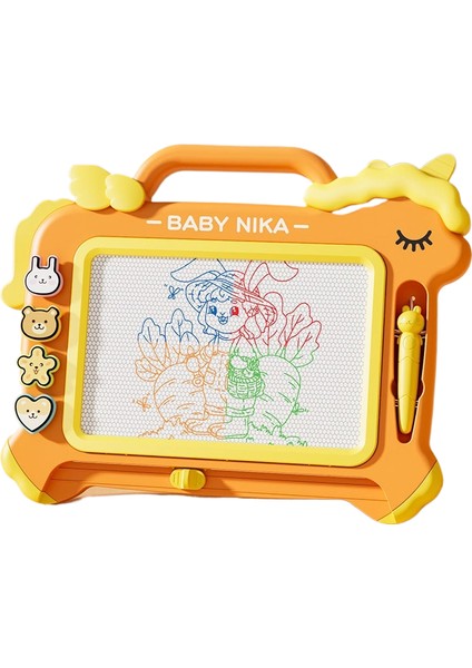 Çizim Tahtası Manyetik Çizim Tahtası Masa Renkli Yazı Tahtası Manyetik Doodle Tahtası Silinebilir Ev Kullanımı (Yurt Dışından)