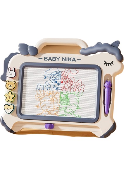 Çizim Tahtası Manyetik Çizim Tahtası Masa Renkli Yazı Tahtası Manyetik Doodle Tahtası Silinebilir Ev Kullanımı (Yurt Dışından)