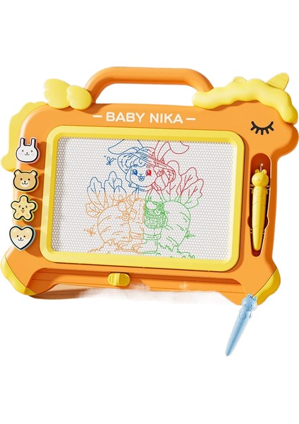 Çizim Tahtası Manyetik Çizim Tahtası Masa Renkli Yazı Tahtası Manyetik Doodle Tahtası Silinebilir Ev Kullanımı (Yurt Dışından)