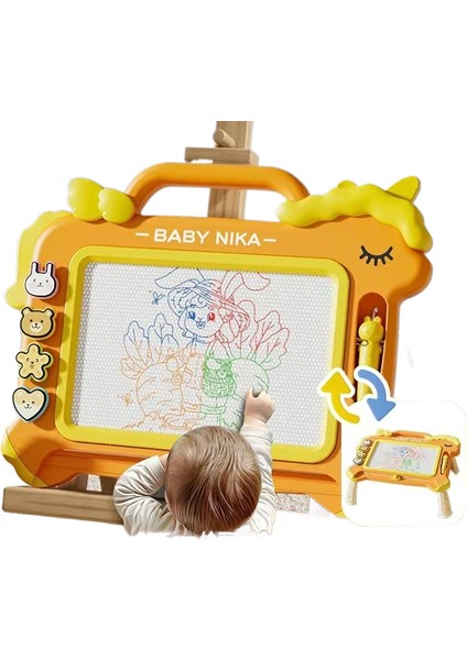 Çizim Tahtası Manyetik Çizim Tahtası Masa Renkli Yazı Tahtası Manyetik Doodle Tahtası Silinebilir Ev Kullanımı (Yurt Dışından)