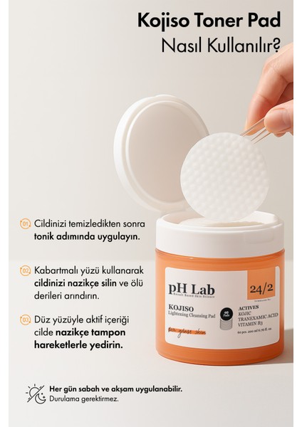 Phlab Kojiso Kojik Traneksamik Asit Toner Pedi