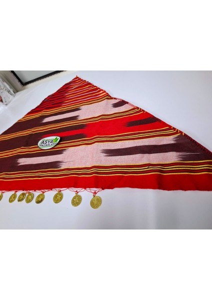 Liralı Boncuklu Üçgen Keşan, Fular, Şal, Atkı, Üçgen Saç Bandı, Bandana fiyatları