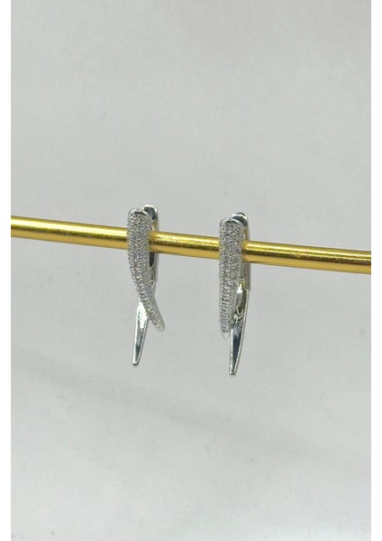 Kadın Küpe Ithal Özel Seri Zirkon Taş Çapraz V Model Kararmaz Küpe fiyatları