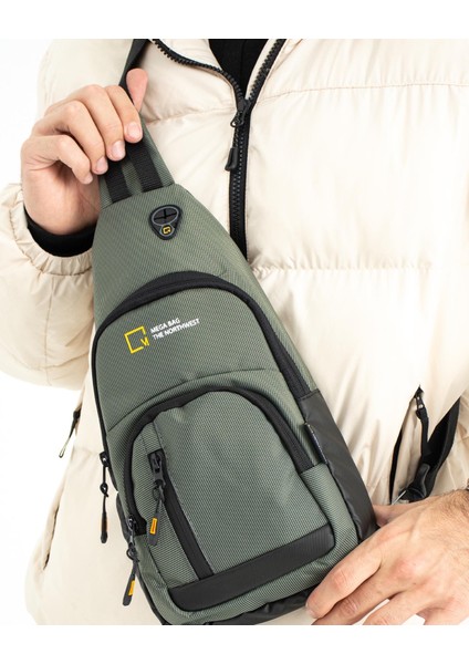 USB Cıkıslı Su Gecirmez Çapraz Askılı Göğüs ve Sırt Çantası, Günlük Body Bag Unisex Çanta
