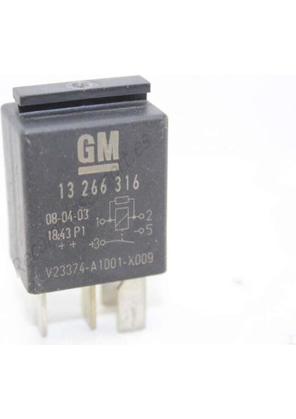 Role Sinyal 20 Amp 5 Pinli Siyah Opel Astra F Astra G Astra H Corsa D Corsa C Vectra B Vectra C Mokk