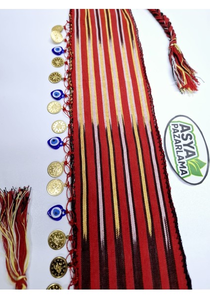 Örgülü Nazar Boncuklu ve Liralı Keşan, Fular, Şal, Atkı, Saç Bandı, Bandana modelleri