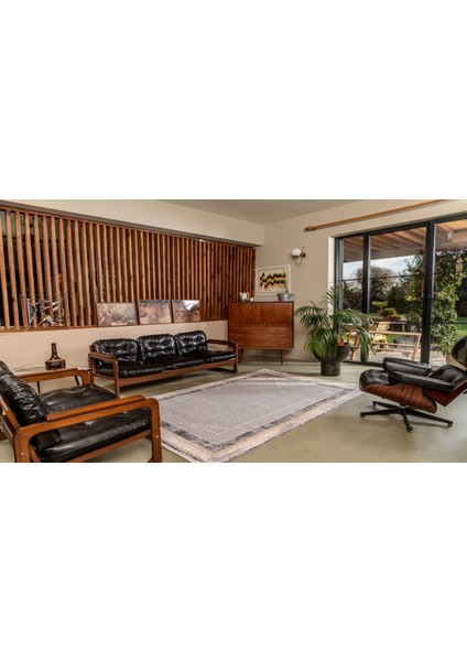 Gallery 1267 Bej Uzun Ömürlü Yumuşak Dokulu Salon Mutfak Koridor Oturma Odası Yolluk Halı