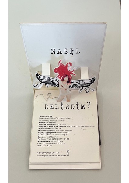 Hande Yener Nasıl Delirdim CD Kuklalı (Orjnal Dönem Baskı Cd)