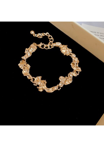 Yeni Ağır Sanayi Iyi Şanslar Bilezik Zarif Işık Lüks Mizaç Bilezik Kişiselleştirilmiş Nimet El Takı (Yurt Dışından)