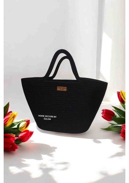 Midi Boy Hasır Çanta El Çantası Kol Çantası Günlük Çanta Plaj Çantası El Emeği Handmade