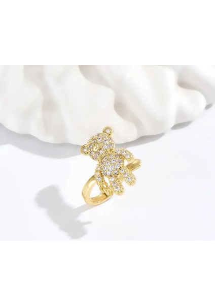 Kadın Kıkırdak Küpe Özel Tasarım Teddy Kutup Yıldız Detay Küpe fiyatları