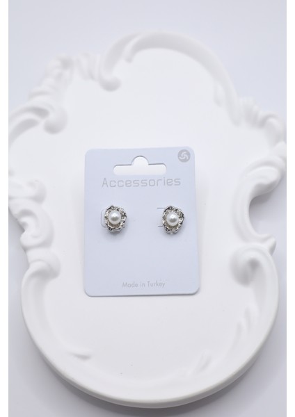 Kadın Küpe Tomurcuk Inci Küpe