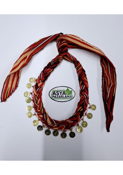 Örgülü, Ipli, Liralı Keşan, Fular, Şal, Atkı, Saç Bandı, Bandana