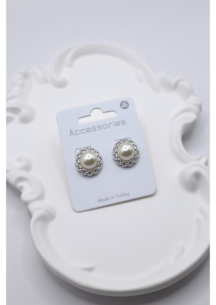 Kadın Küpe Zincir Model Çerçeve 2cm Inci Küpe fiyatları