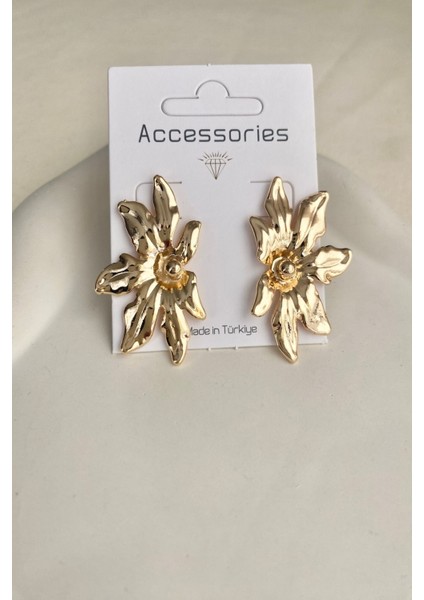 Kadın Küpe Yarım Çiçek Tomurcuk Detay Küpe fiyatları