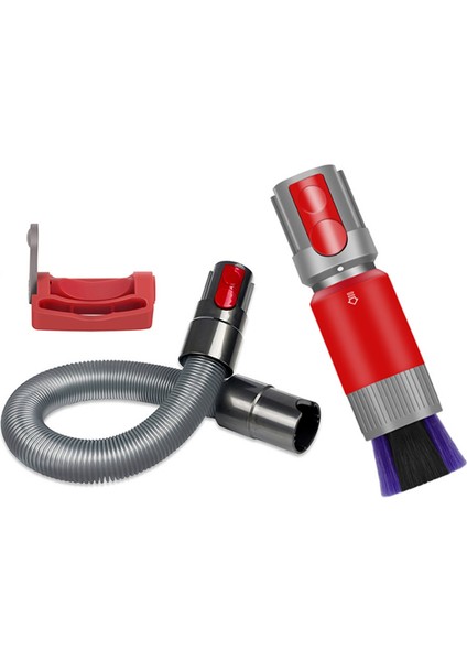 Dyson V7 V8 V10 V11 V12 V15 Traceless Toz Fırçası Başlığı Uzatma Hortumu Seti Elektrikli Süpürge Emiş Başlığı Aksesuarları (Yurt Dışından)