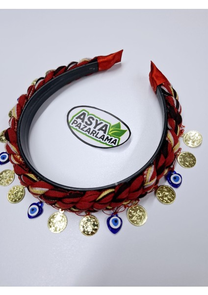 Nazar Boncuklu ve Liralı Taç, Keşan, Fular, Şal, Atkı, Saç Bandı, Bandana fiyatları