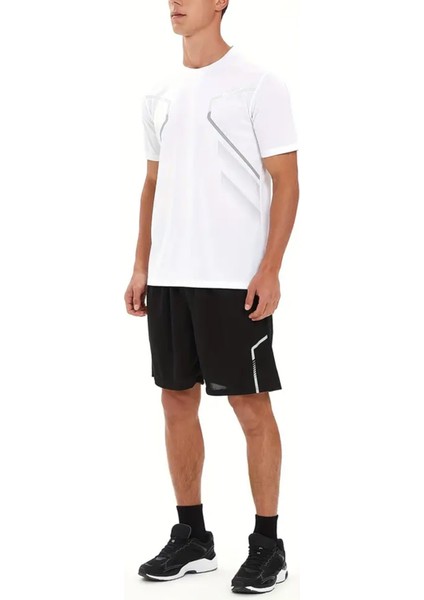 Erkek Ultra Esnek Nem Emici Vücut Geometrik Hızlı Kuruyan Hafif Spor T-Shirt modelleri