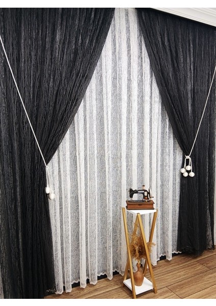 Gri Antrasit Füme Camkırıgı Sağ/sol Iç Tül Takım Tül Fon Perde modelleri
