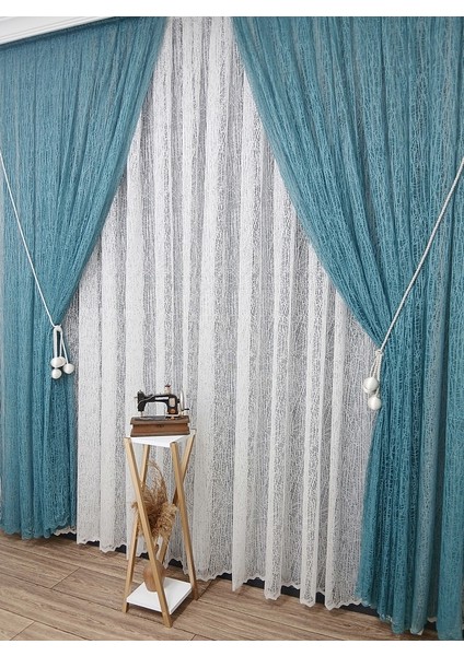 Mint Camkırıgı Sağ/sol Iç Tül Takım Tül Fon Perde fiyatları