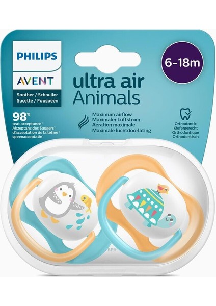 Ultra Air Animals 2li Emzik 6-18 Ay - Unisex