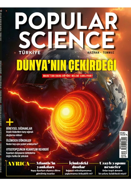 Popular Science Dergisi Yıllık Abonelik (6 Sayı)